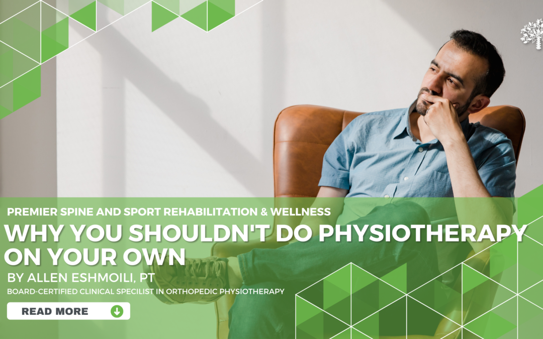 Why You Shouldn’t Do Physiotherapy On Your Own (Blog Header)