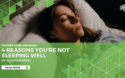 4 Reasons You’re Not Sleeping Well